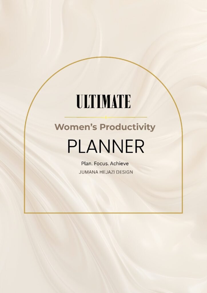 Ultimate Women’s Productivity Planner | 298-Page Printable PDF | Undated Digital Planner