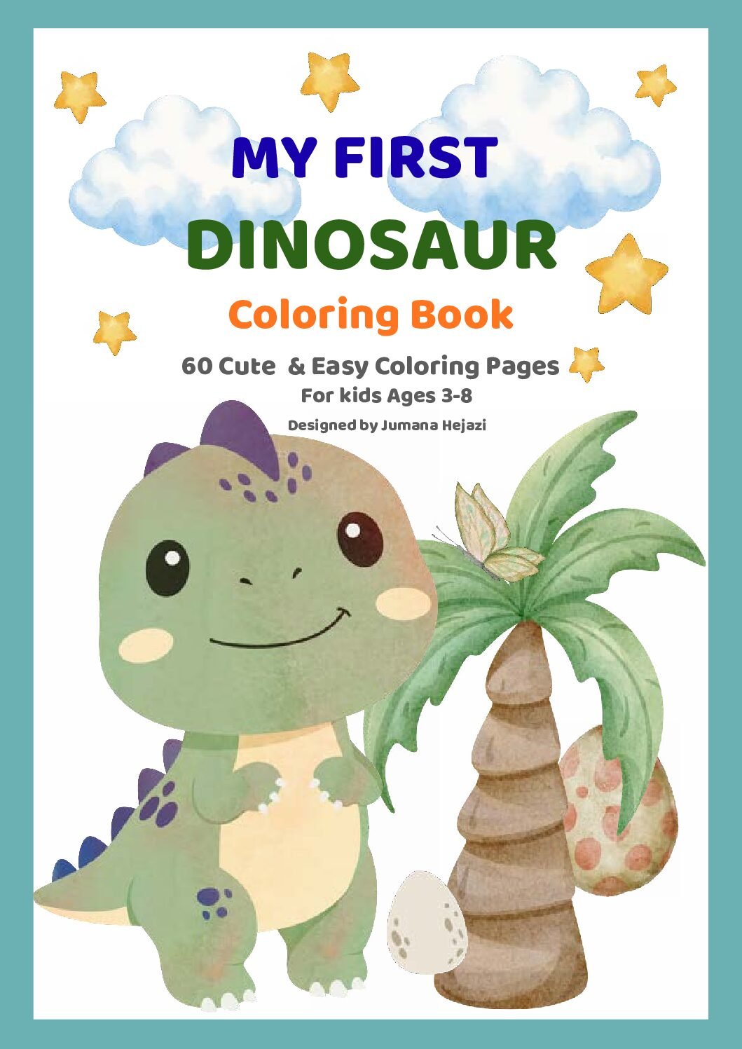 Dinosaur Coloring & Activity Book for Kids – 60 Printable Pages